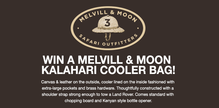 Melvill and |Moon cooler competition WIN